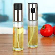 Kitchen Oil Sprayer 100ml | Glass Bottle (Random Color)