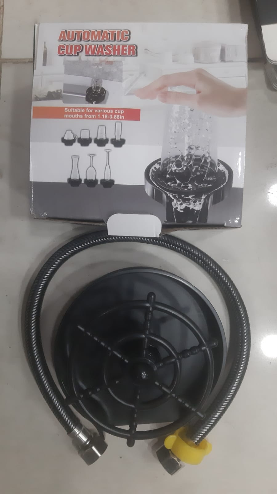 High-Pressure Automatic Glass Rinser | Cup Washer for Kitchen & Bar